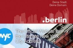 Ciudades y Dominios: Nueva York (.nyc) y Berlin (.berlin), entre muchos otros