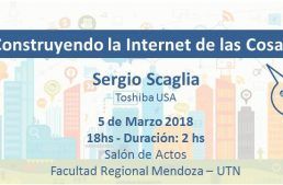 Conferencia «Construyendo Internet de las Cosas» en Mendoza