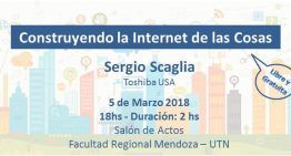 Conferencia «Construyendo Internet de las Cosas» en Mendoza